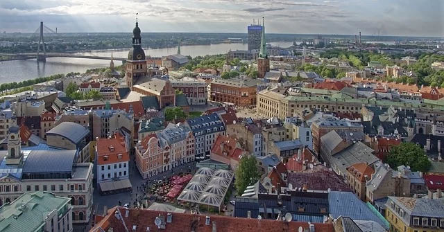 Ryga, Łotwa. European Safest Destinations 2020.