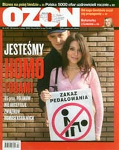 Kontrowersyjna okładka tygodnika Ozon