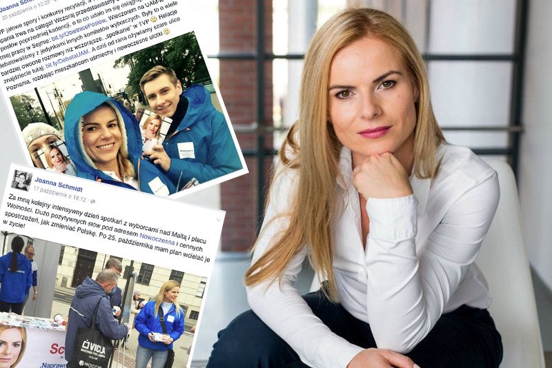 Joanna Schmidt, pomimo że jest polityczną debiutantką, zyskała w Poznaniu najwięcej głosów.