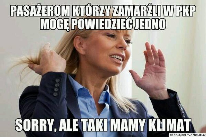 Elżbieta Bieńkowska stała się już bohaterką memów.
