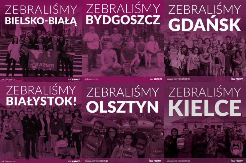 Partia Razem wkrótce zarejestruje listy wyborcze w całym kraju.