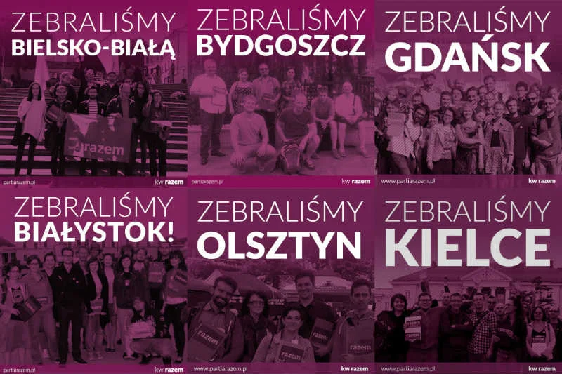 Partia Razem wkrótce zarejestruje listy wyborcze w całym kraju.