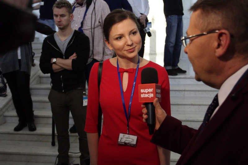 Monika Rosa z .Nowoczesnej.