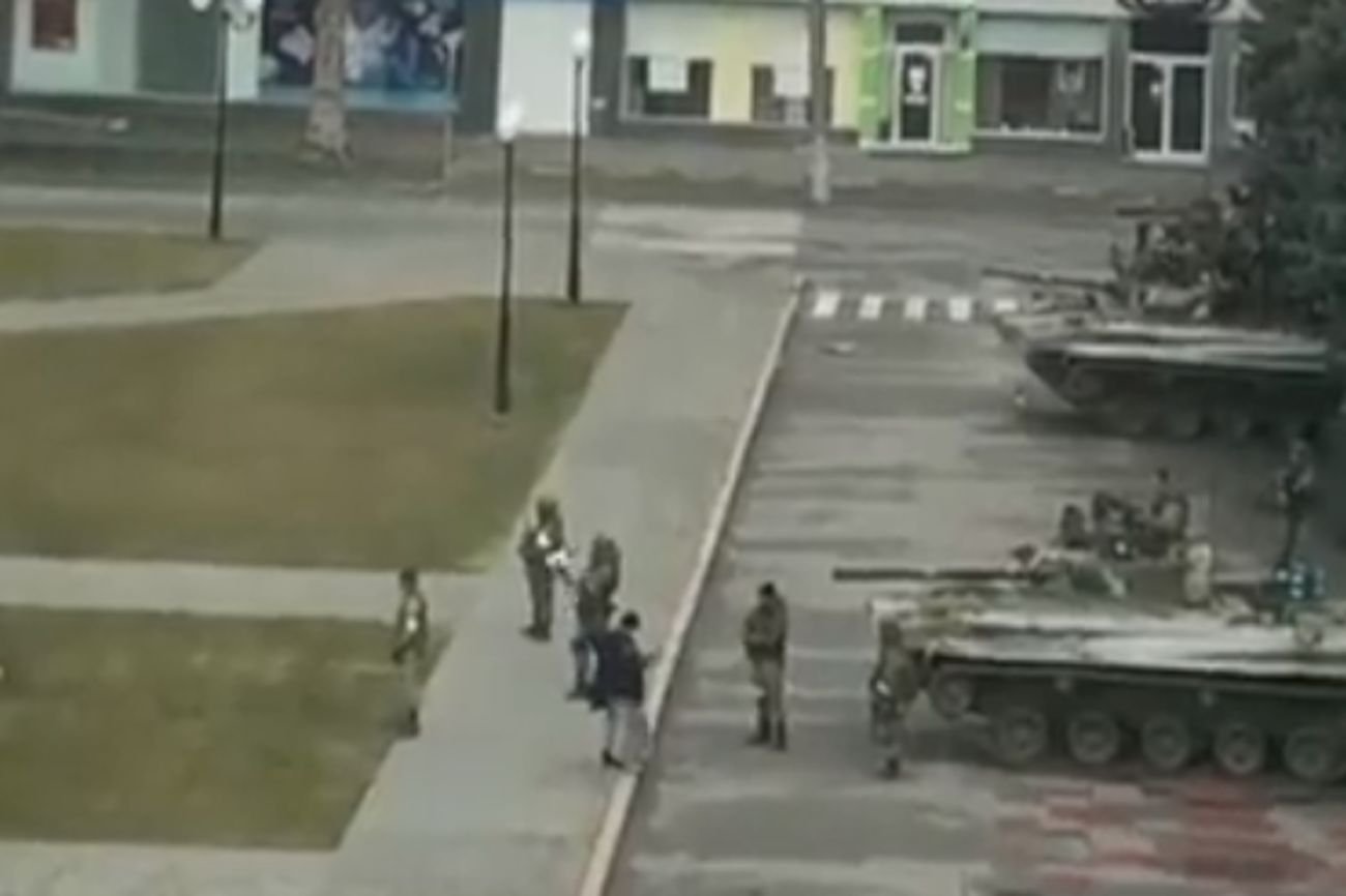 Rosjanie przejęli kontrolę nad Chersoniem.