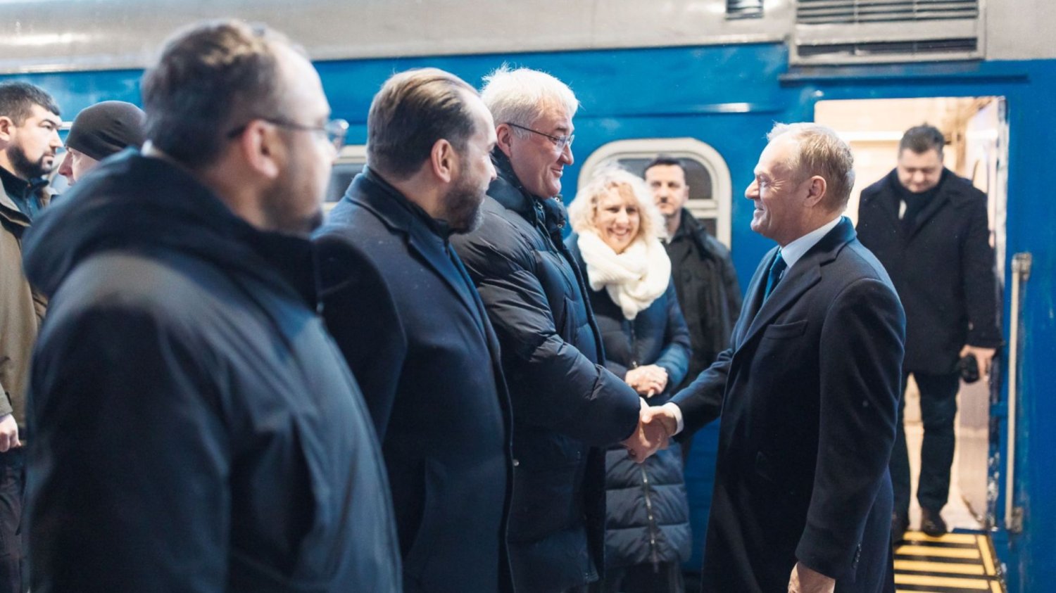 Donald Tusk z wizytą w Kijowie.