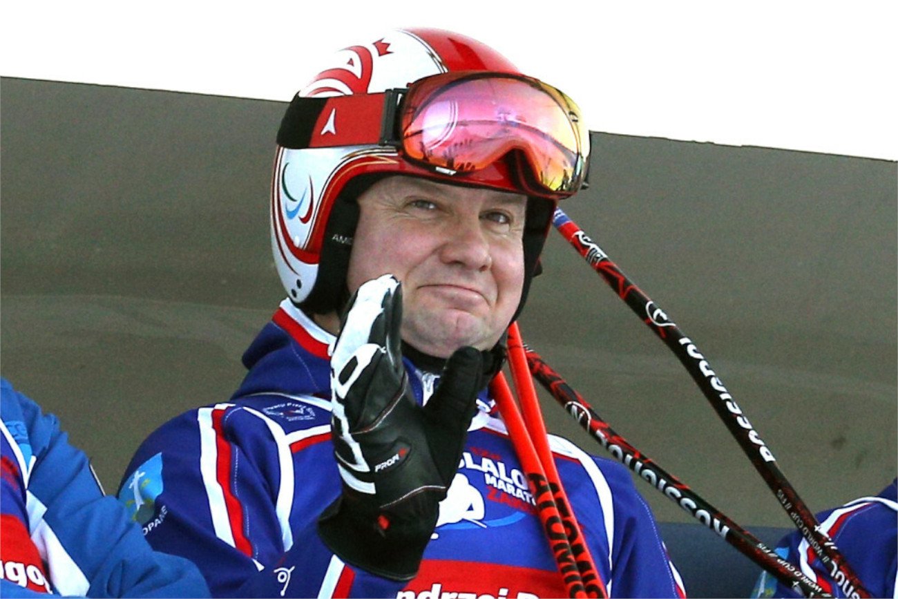 Andrzej Duda na nartach w Zakopanem