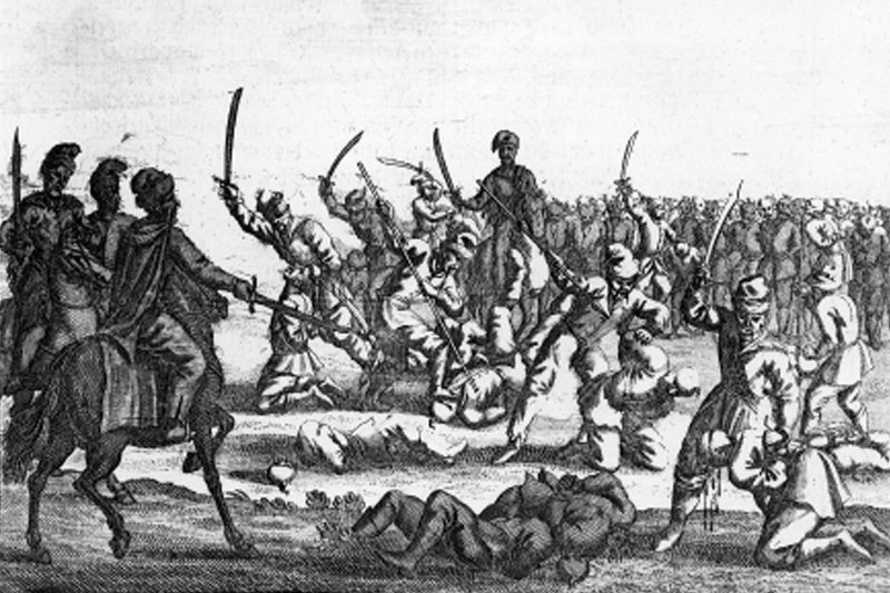 Masakra polskich jeńców pod Batohem w 1652 roku.