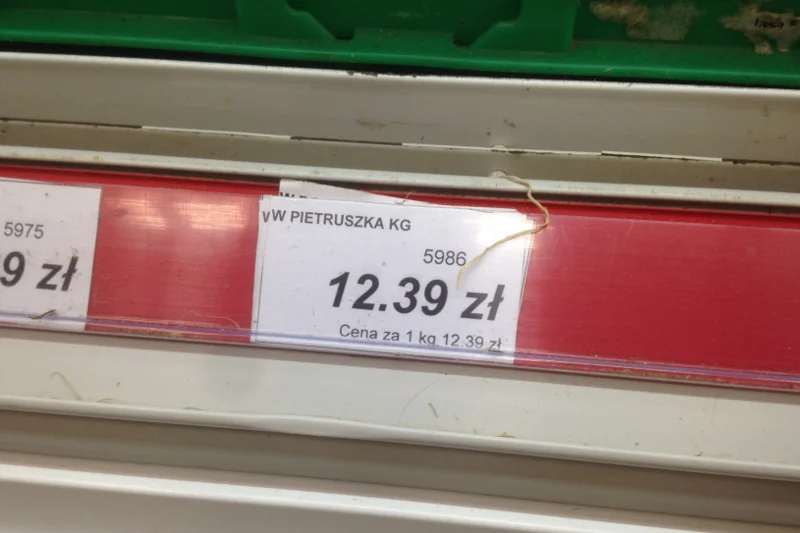 Ceny pietruszki są horrendalnie wysokie.