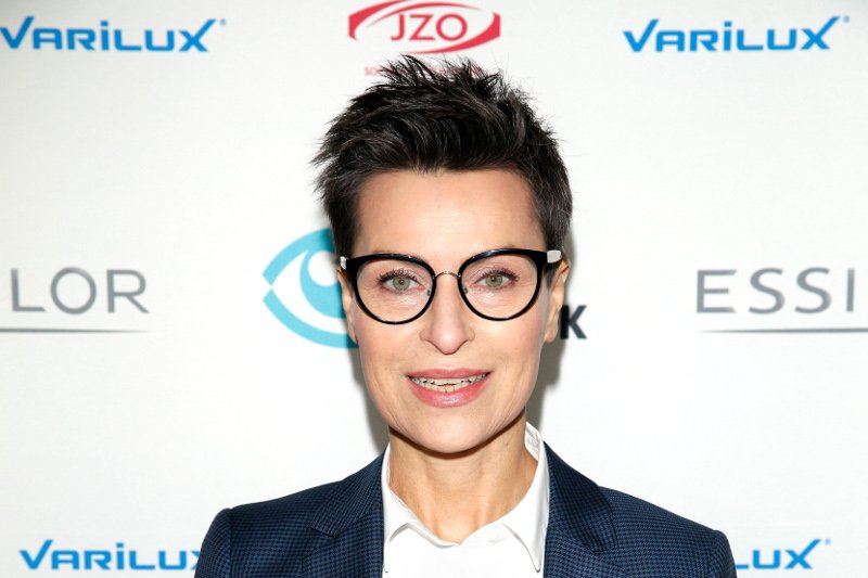 Danuta Stenka, tak jak wiele osób po czterdziestce, ma prezbiopię.