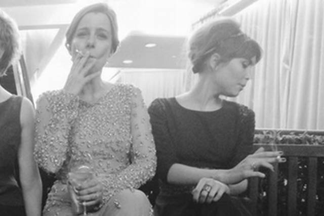 Agata Kulesza, Agata Trzebuchowska podczas Oscarów. Paliły papierosy. Jan Kaczmarek w szoku.