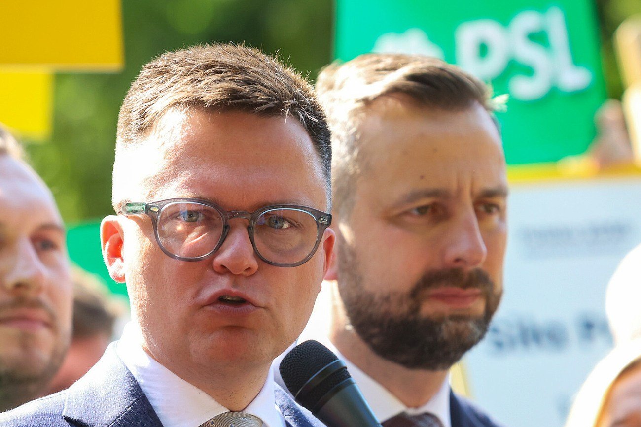 Szymon Hołownia i Władysław Kosiniak-Kamysz z Trzeciej Drogi.