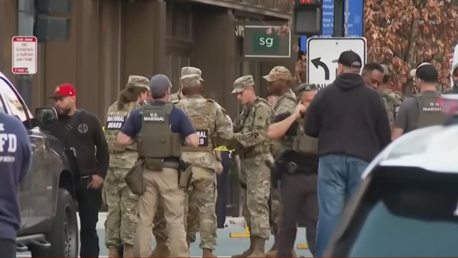 Postrzelona gwardzistka USA nie żyje. Trump nazywa napastnika "dzikim potworem"