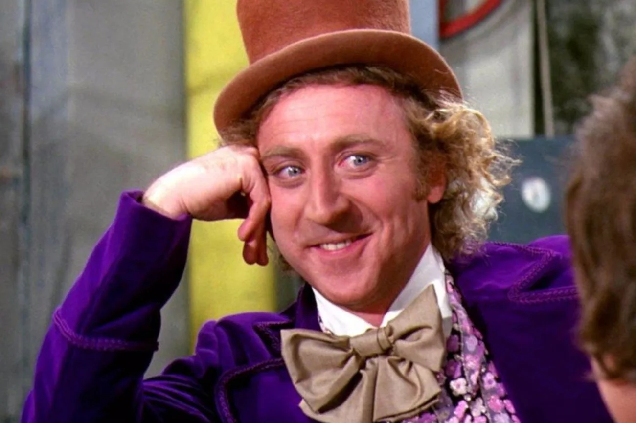 50. rocznica premiery filmu "Willy Wonka i fabryka czekolady".