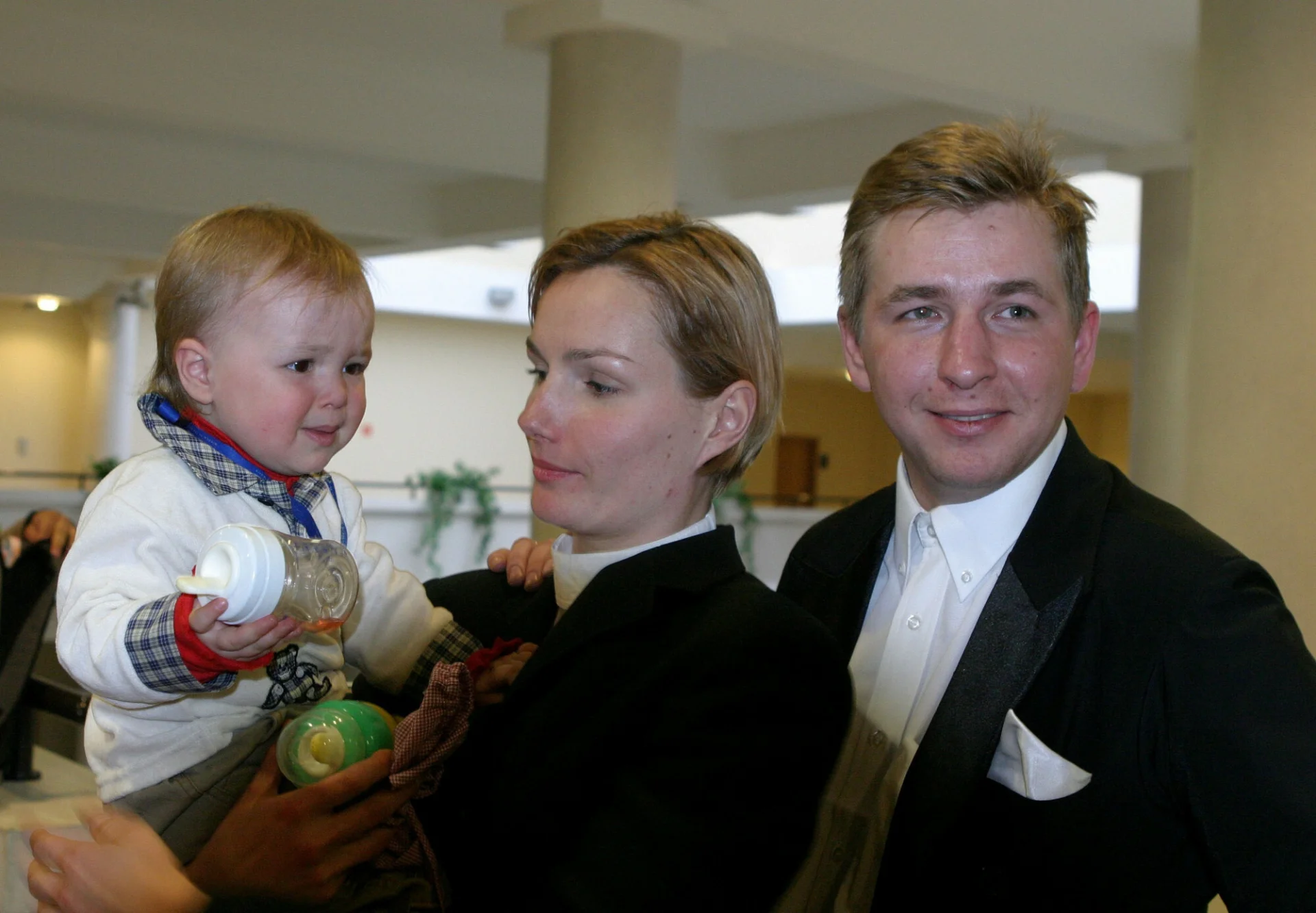 Jagna Marczułajtis i Piotr Kolasiński w 2004 roku