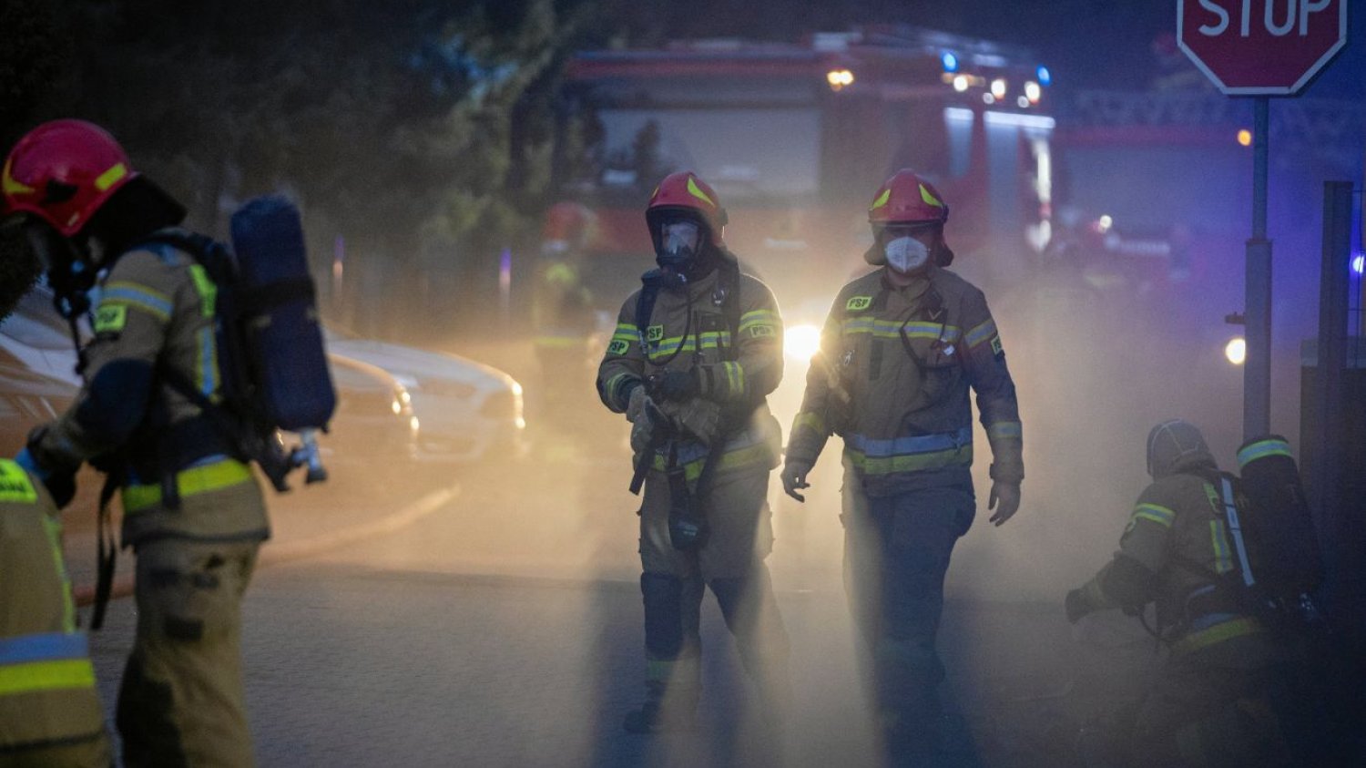 Pożar wieżowca w Rzeszowie. 12 osób poszkodowanych w tym dzieci.