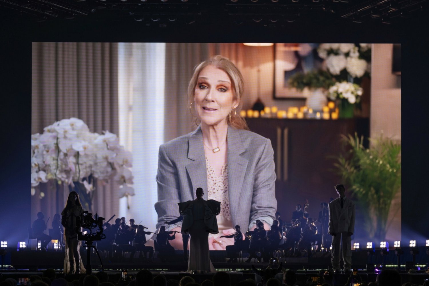 Celine Dion przemówiła na Eurowizji 2025.