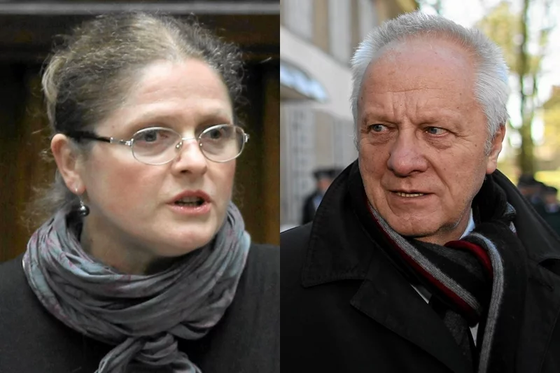 Krystyna Pawłowicz i Stefan Niesiołowski