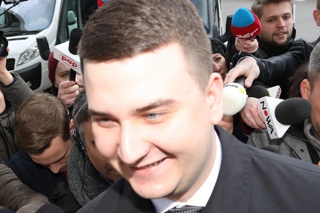 Bartłomiej Misiewicz w nietypowym towarzystwie