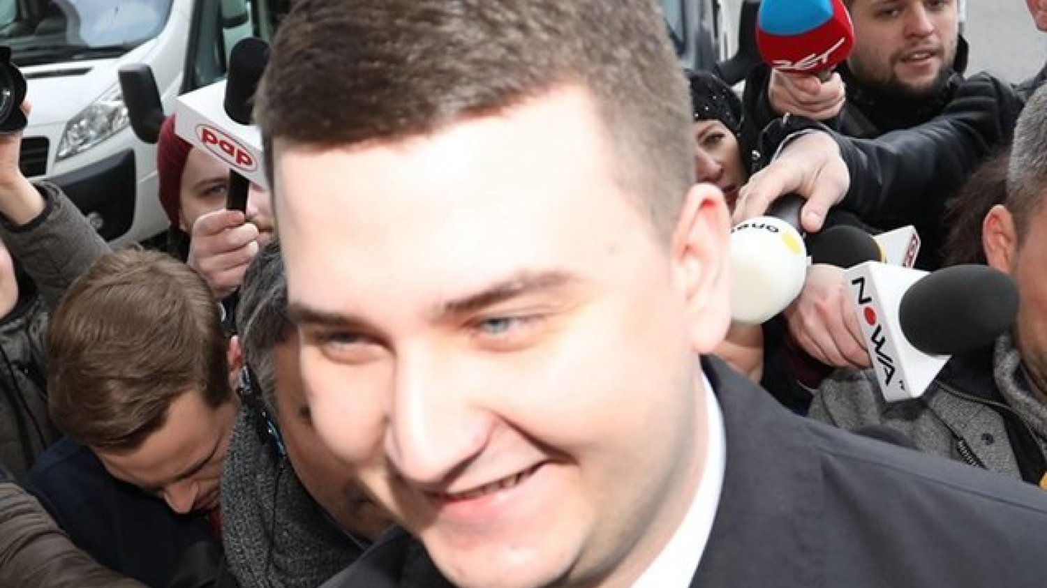 Bartłomiej Misiewicz w nietypowym towarzystwie