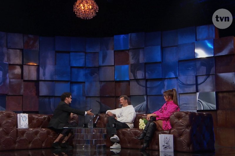 Michał Figurski u Kuby Wojewódzkiego.