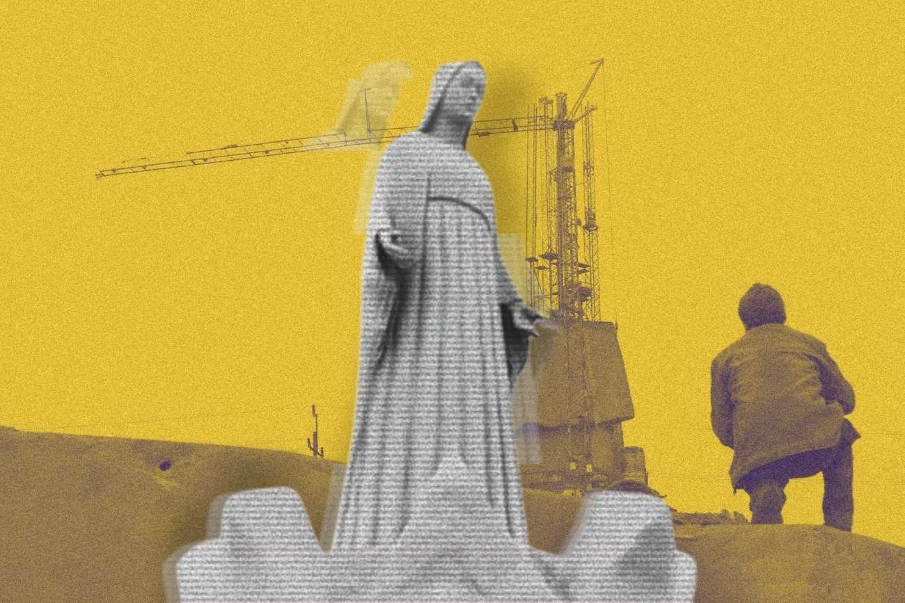 Tu miliarder buduje gigantyczny pomnik Matki Boskiej. W sieci oburzenie, ale mieszkańcy czują dumę