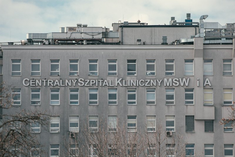 Mężczyzna był pacjentem szpitala MSWiA w Warszawie.