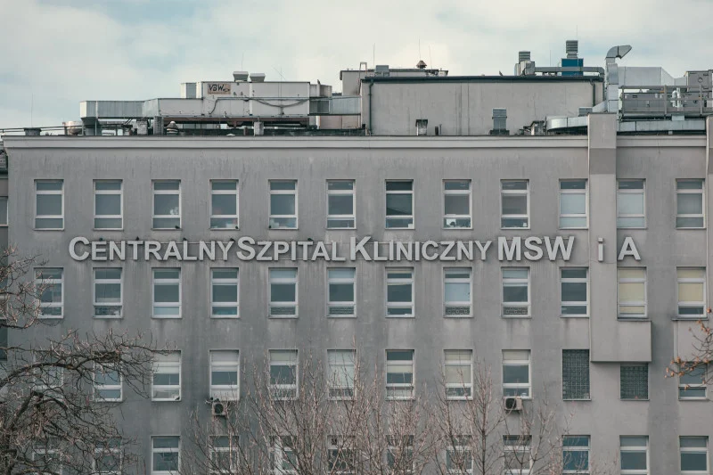 Mężczyzna był pacjentem szpitala MSWiA w Warszawie.