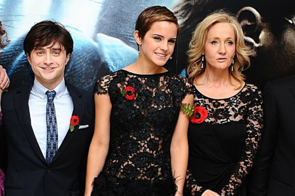 J.K. Rowling Daniel Radcliffe Emma Watson, J.K. Rowling trans
