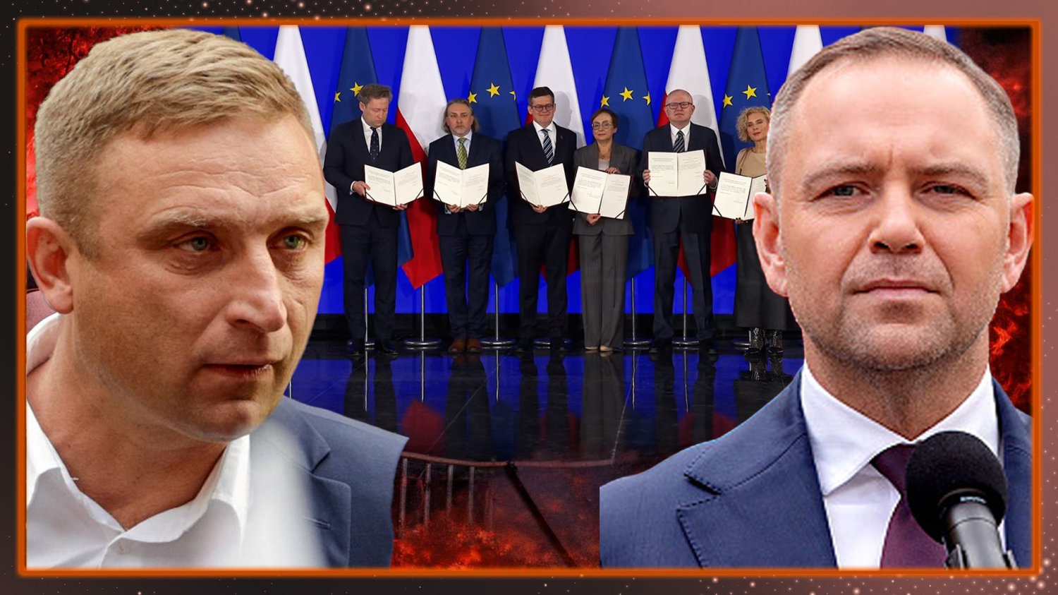 Cyrk przed TK. Bojówki PiS w akcji, Bąkiewicz zrobił show.