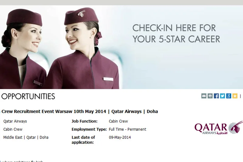 Praca stewardessy w liniach lotniczych Qatar Airways wcale nie jest tak wspaniała, jak może się wydawać. "Więzienie" - mówią pracownicy