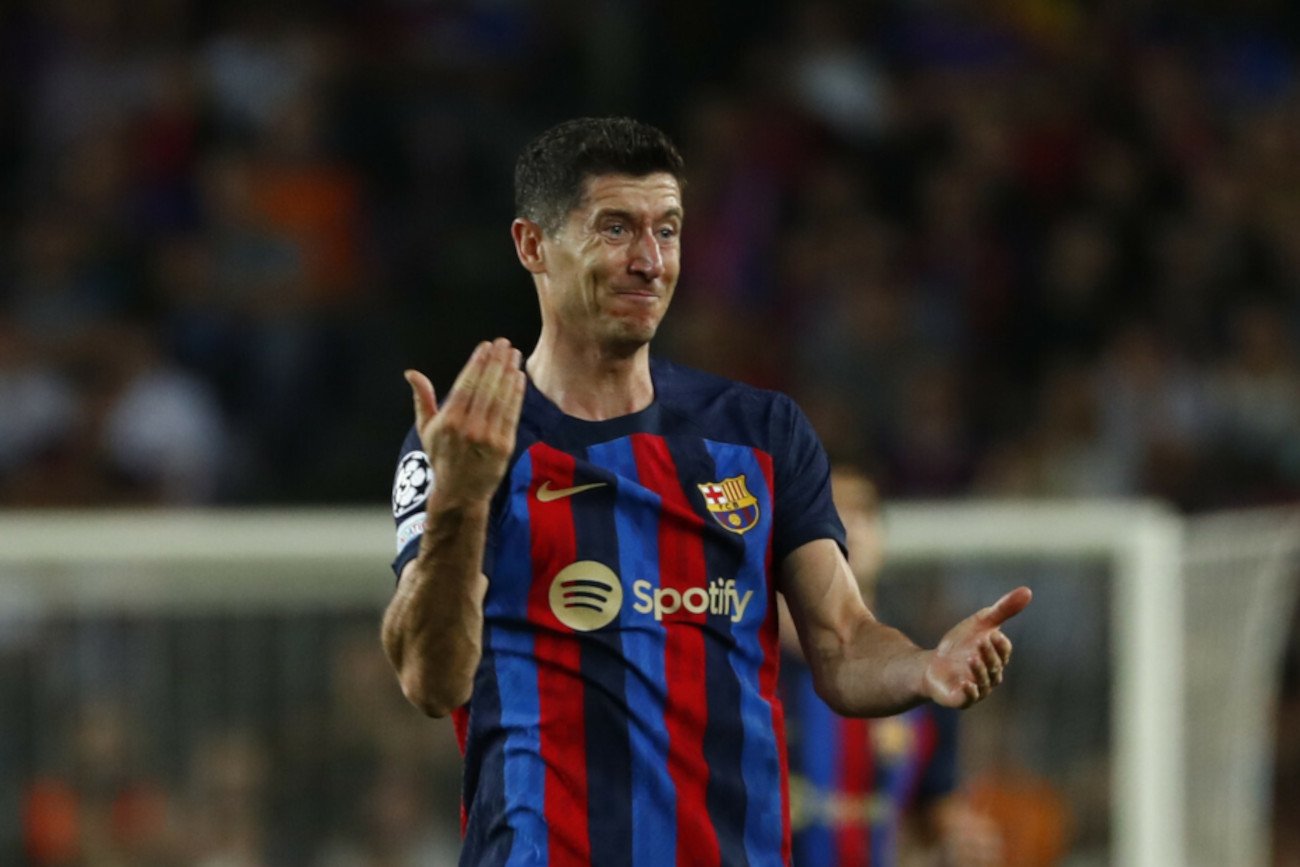 Robert Lewandowski w dwóch meczach Ligi Mistrzów nie zdołał zdobyć gola przeciwko Bayernowi Monachium.
