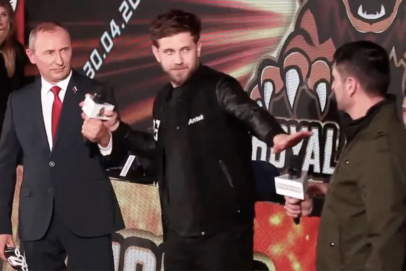 Konferencja przed galą Royal Division Antka Królikowskiego.