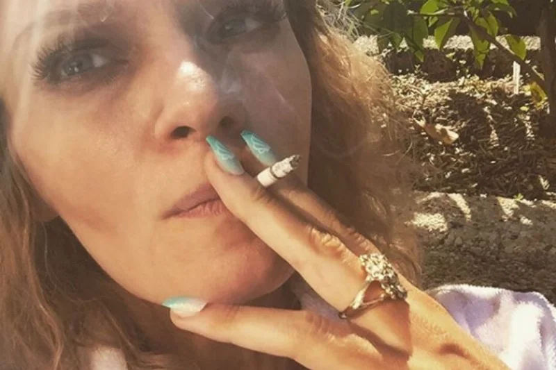 Agata Buzek na planie filmu "Pearl"
