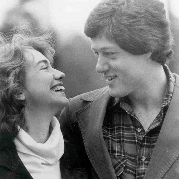 Bill Clinton i Hillary Rodham poznali się na wydziale praca Uniwersytetu Yale