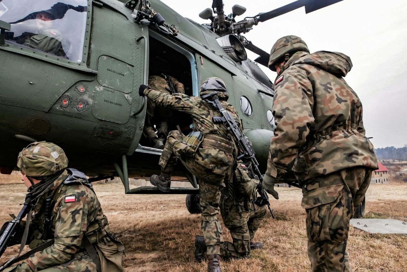 Żołnierze podczas szkolenia.