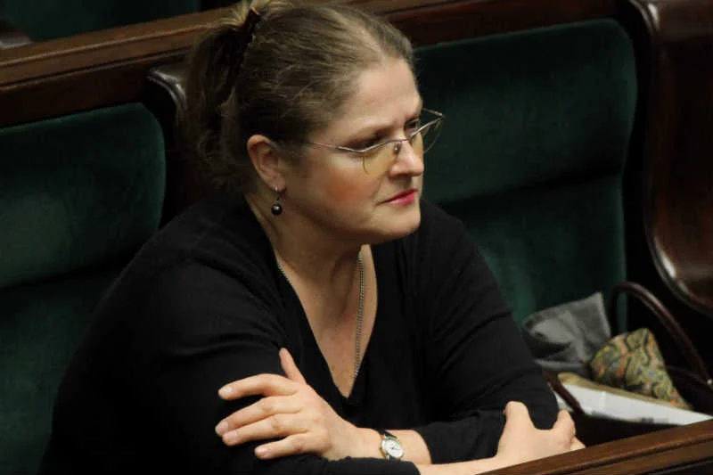Krystyna Pawłowicz atakuje Roberta Lewandowskiego.