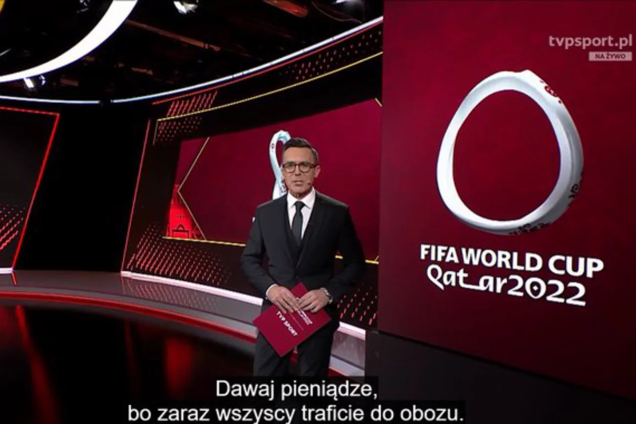 TVP Sport zaliczyło poważną wpadkę podczas otwarcia MŚ w Katarze.