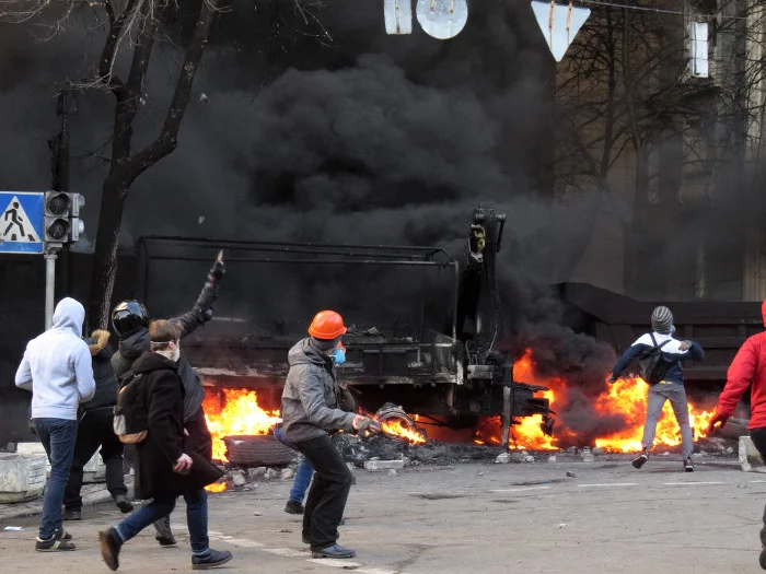 Zamieszki w Kijowie. Luty 2014 r.
