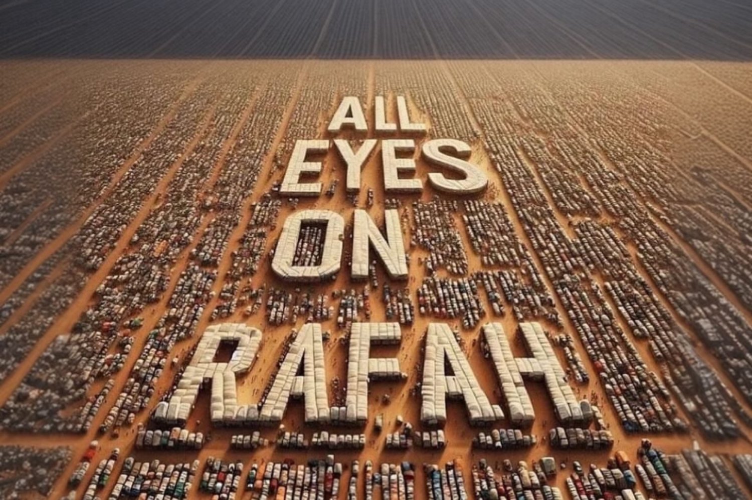 Mocna odpowiedź na "All eyes on Rafah". Zmieniono jedno słowo.