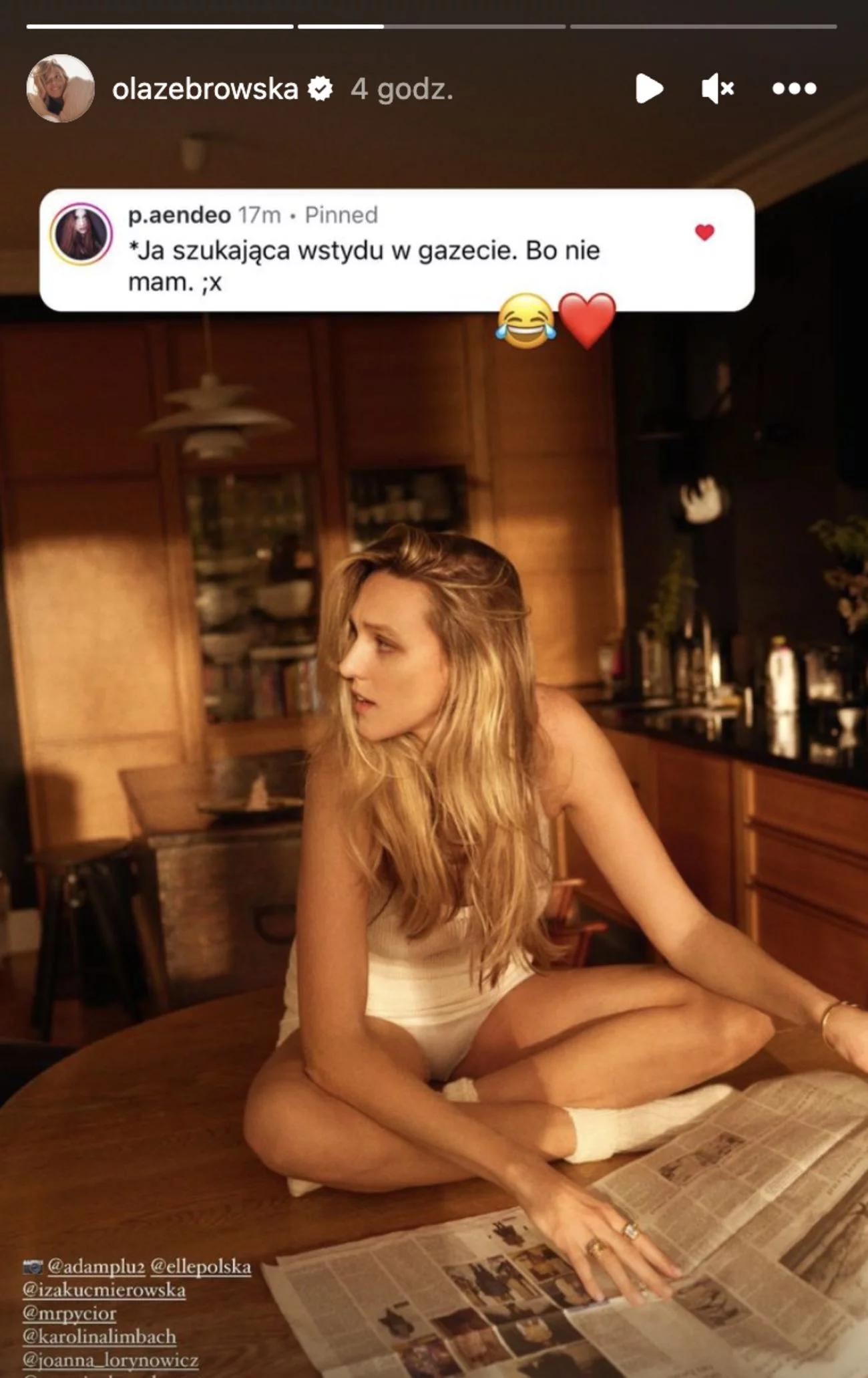 Aleksandra Żebrowska odpowiedziała na krytykę ws. nagiego zdjęcia męża