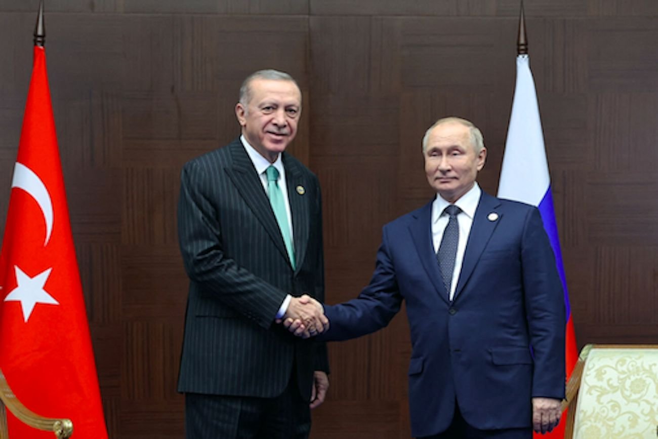 Recep Erdogan odbył rozmowę telefoniczną z Władimirem Putinem.