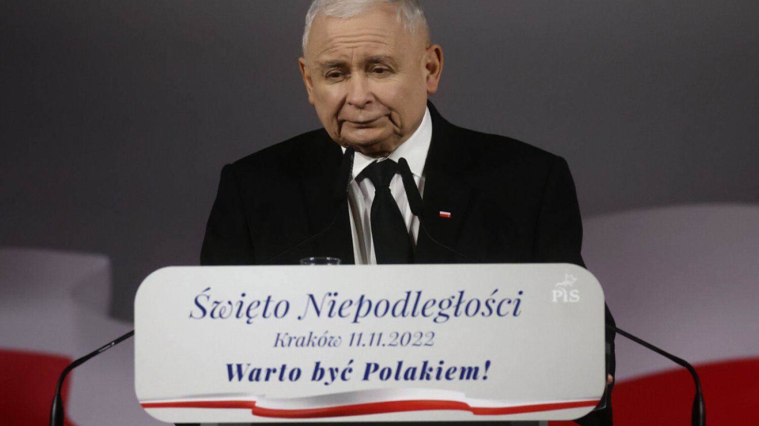 Jarosław Kaczyński wziął udział w obchodach Święta Niepodległości w Krakowie
