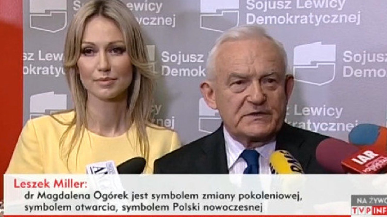 Leszek Miller zapewnił, że Józef Oleksy znał i cenił Magdalenę Ogórek
