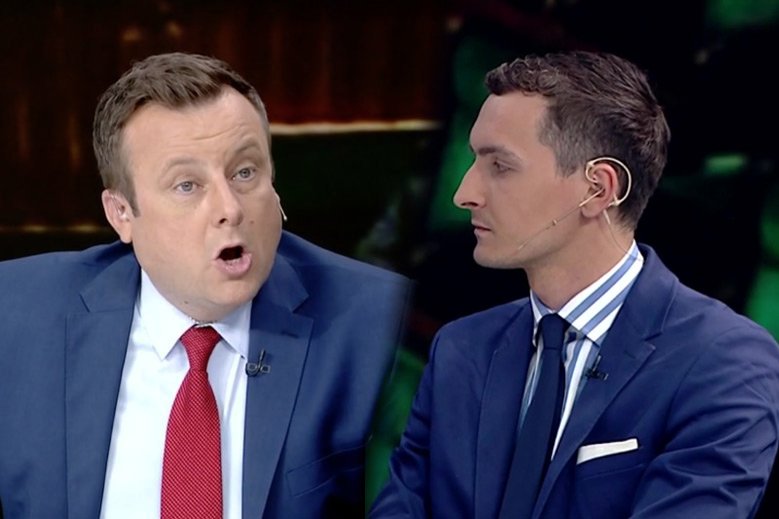 Adrian Klarenbach TVP zaatakował w studiu warszawskiego radnego Michała Szolca.