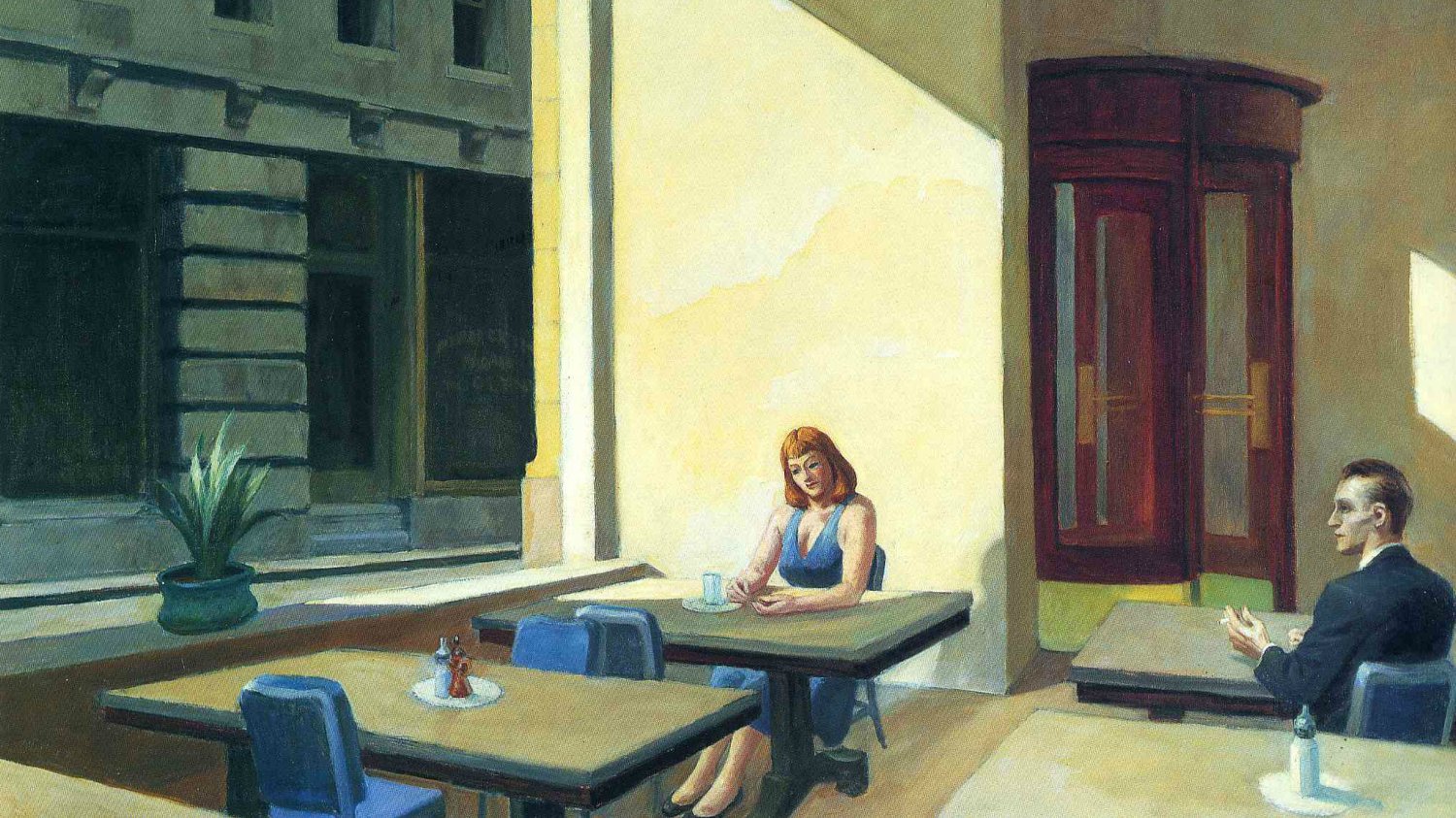 „Sunlight in a cafeteria” 1958 Edward Hopper