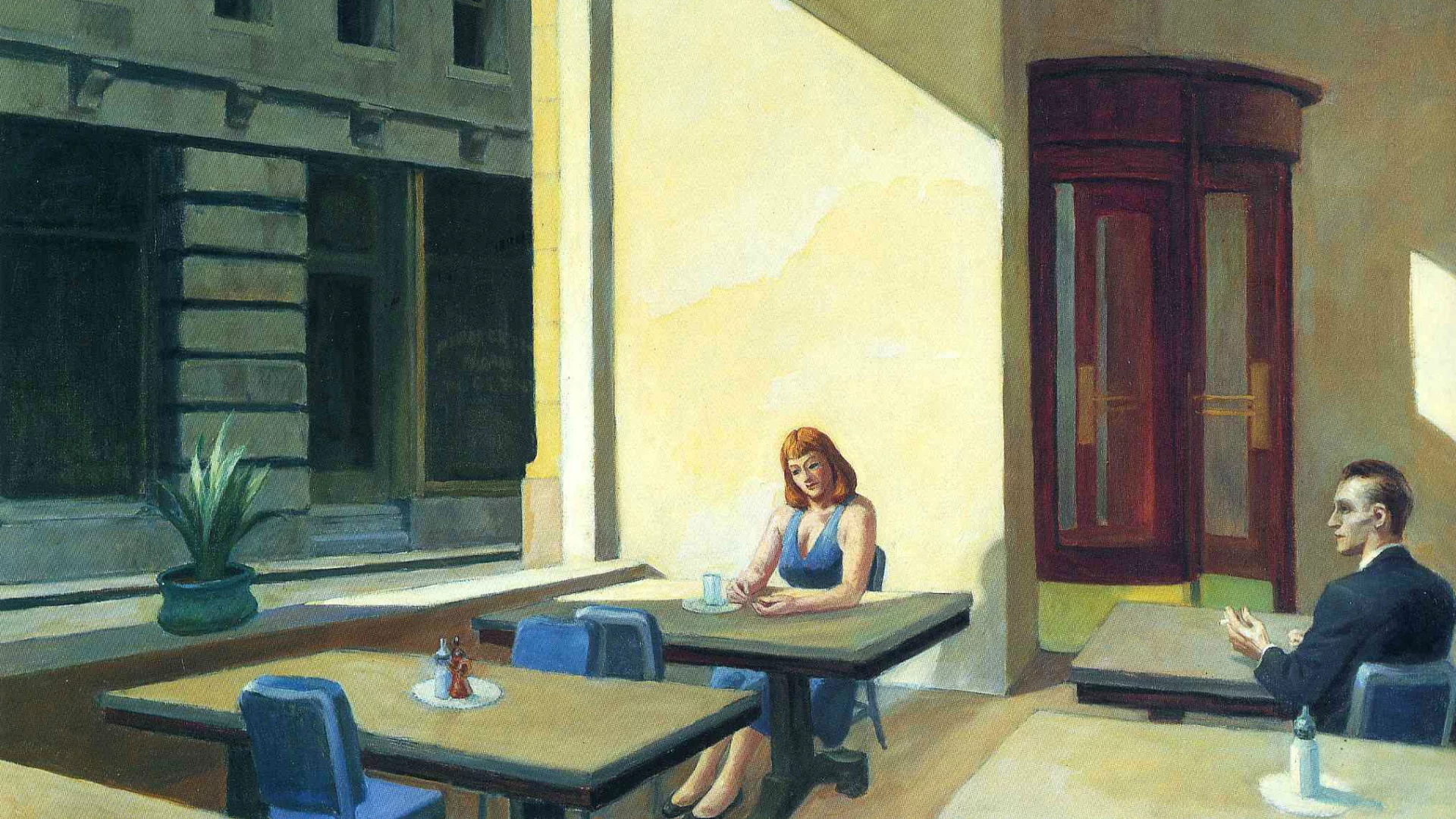 „Sunlight in a cafeteria” 1958 Edward Hopper
