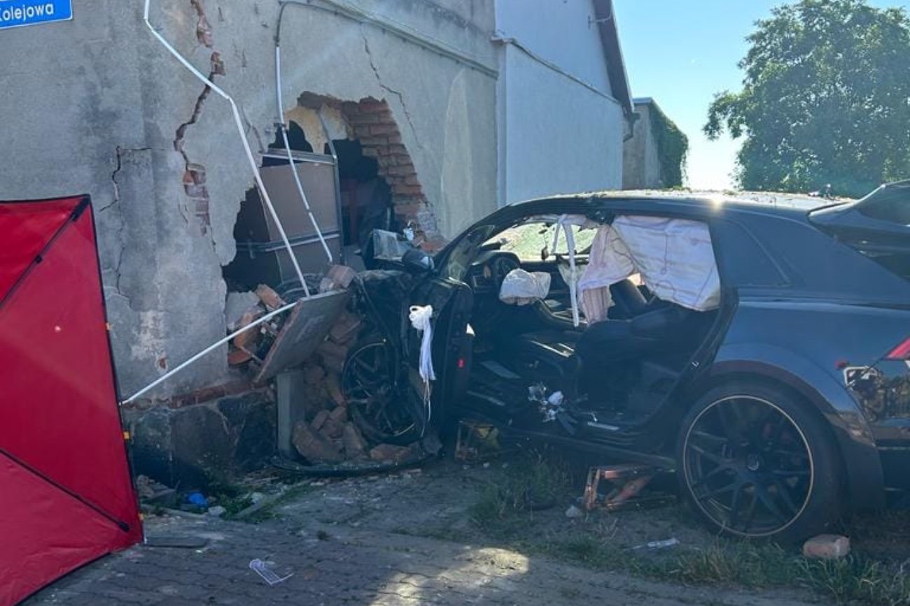 zdjęcie z miejsce wypadku