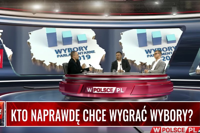 W internetowej telewizji wPolsce.pl pokazano wyniki sondażu.