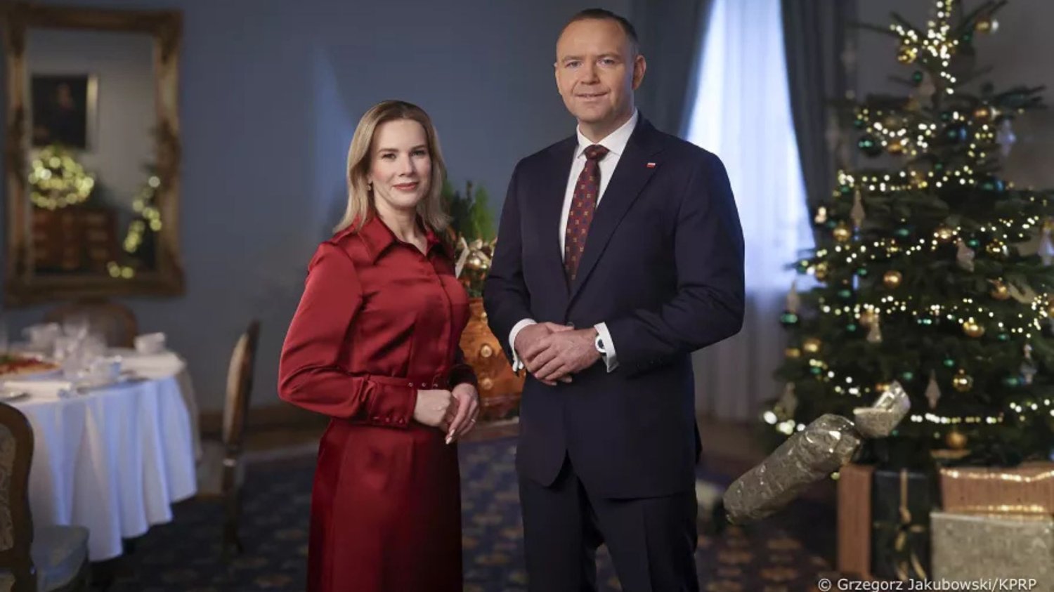 życzenia prezydenckiej Karola Nawrockiego i Marty Nawrockiej Karol Nawrocki i Marta Nawrocka
