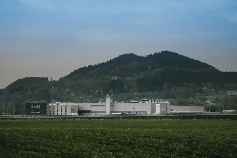 Zakład produkcyjny Żywiec Zdrój w gminie Radziechowy-Wieprz na Żywiecczyźnie